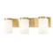 Z-Lite Burk 3 Light Vanity, 22.5in. W x 7.25in. H, Luxe Gold 746-3V-LG - alternate 1